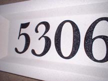 small address plaque